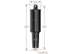 LENCO MARINE 2 1/4" STROKE XD ACTUATOR. - 24 VOLT - 5/16" | 15062-001
