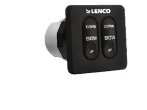 LENCO MARINE STANDARD INTEGRATED (ONE-PIECE) TACTILE SWITCH KIT W/ PIGTAIL FOR SINGLE ACTUATOR SYSTEMS | 15169-001