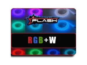 PLASHLIGHTS 12v RGBW Color Changing Waterproof Flexible Light Strip - Ip68 - 16' | FLS-RGBW-68-16FT