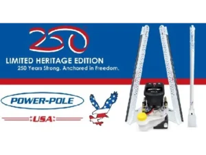 POWER-POLE Heritage Edition Blade One Pump, 10ft, Dual Pole - Red, White, & Blue | PP-2-BLS-10-250E - SHIPPING CHARGES APPLY