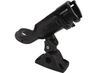 Attwood Heavy Duty Adjustable Bl;ack Rod Holder with Combo Mount
