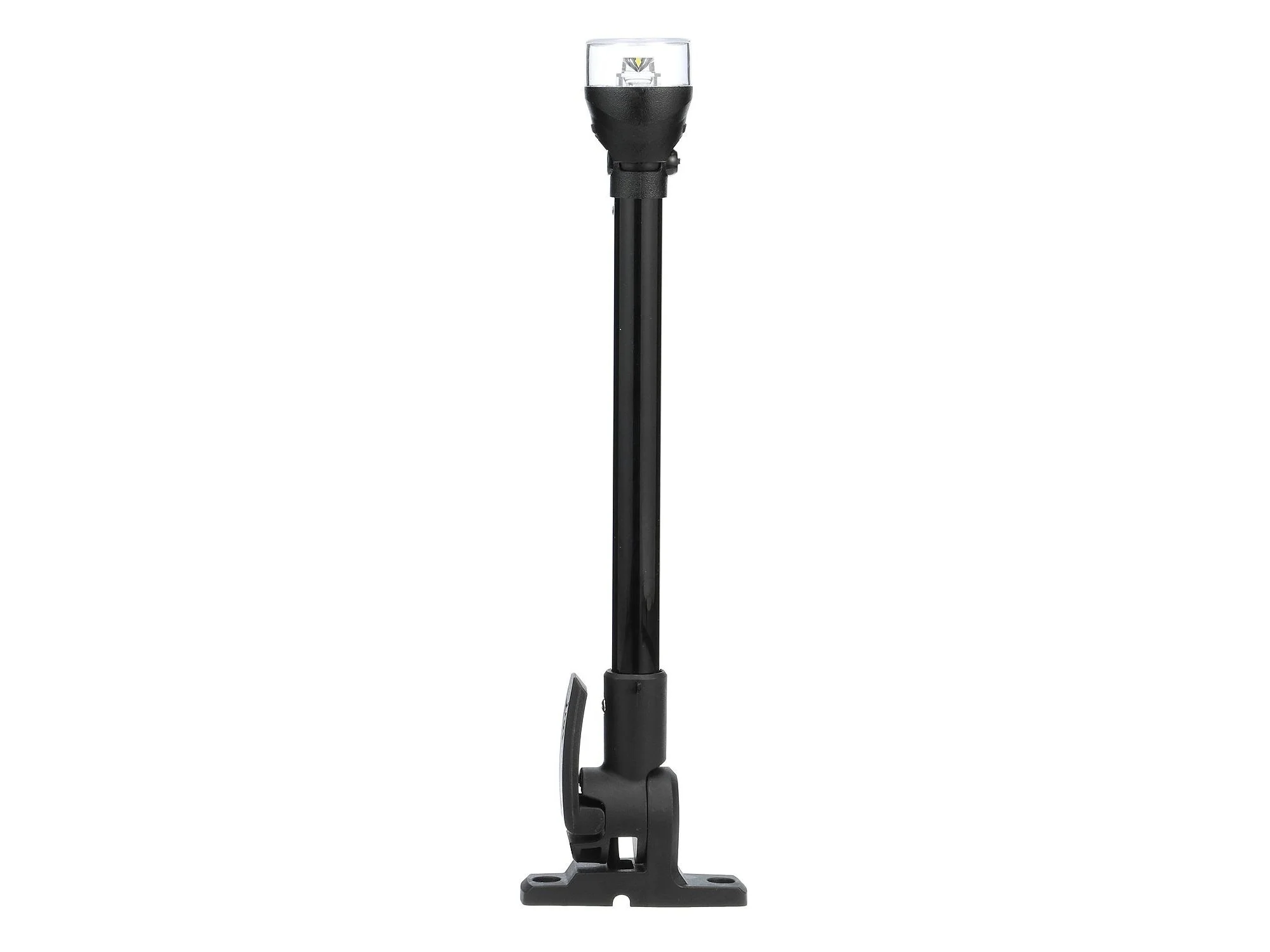 Attwood LightArmor All-Round 12in Black Plastic Pole Black Composite Base