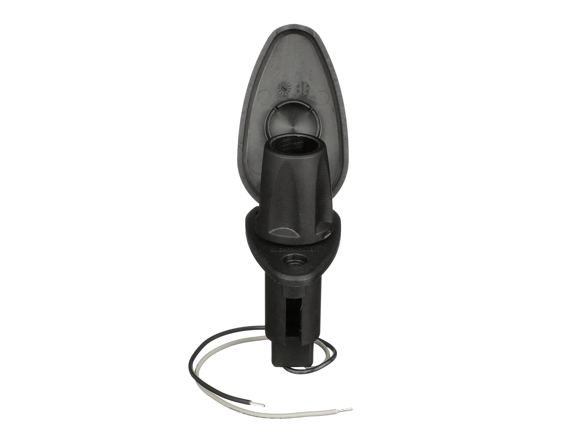 Attwood 910T Series Teardrop Base 2-Pin Black Composite Cover