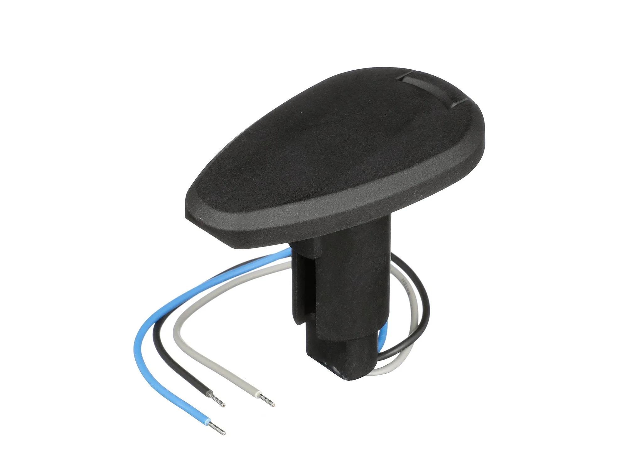 Attwood 910T Series Teardrop Base 3-Pin Black Composite Cover