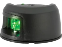 Attwood LightArmor Deck Mount LED Navigation Light 2NM Black Composite Green