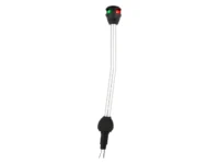 Attwood LightArmor Bi-Color 10in Angled Locking Collar Pole 2-Pin LED