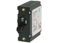 Blue Sea 7212 Circuit Breaker AA1Toggle 20A with Black Toggle