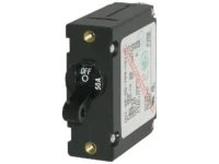 Blue Sea 7228 Circuit Breaker AA1Toggle 50A with Black Toggle