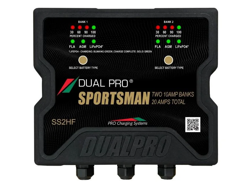 Dual Pro SS2HF Battery Charger 2 Bank 20 Amps