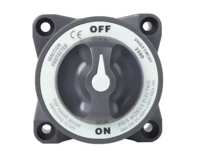 EGIS 2500 Heavy Duty-Series 600A Battery Switch Off/On