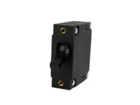 EGIS A Series Black Toggle Panel Mount Circuit Breaker Single Pole AC/DC 5 Amp Retail Pack