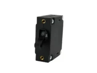 EGIS A Series Black Toggle Panel Mount Circuit Breaker Single Pole AC/DC 8 Amp Retail Pack