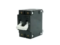 EGIS C Series White Toggle Panel Mount Circuit Breaker Double Pole AC 50 Amp Retail Pack