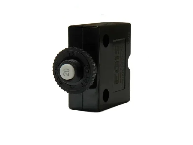 EGIS Push Button Panel Mount Circuit Breaker Spade Terminals 30 Amp Retail Pack