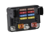 EGIS Fuse Block ATO/JCase 8+2, M6 In With Cover Fuses Sold Separately