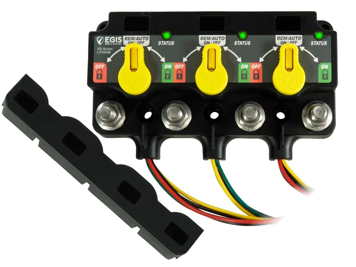 EGIS XD Triple Flex L Lithium Automatic Charging Relay with Knobs