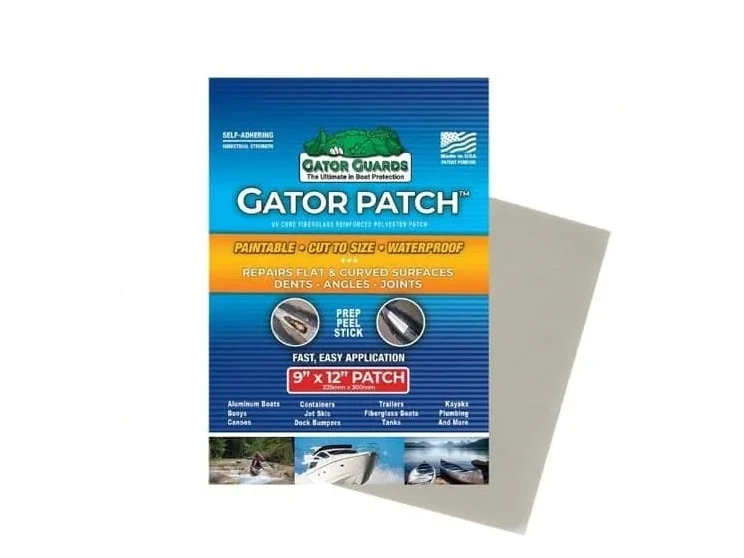 Gator Guard Gator Patch 9in x 12in UV Cured Fiberglass Reinforced Repair Patch