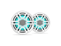JL Audio M200 6.5in Marine Speaker Pair with LED and White Sport Grille