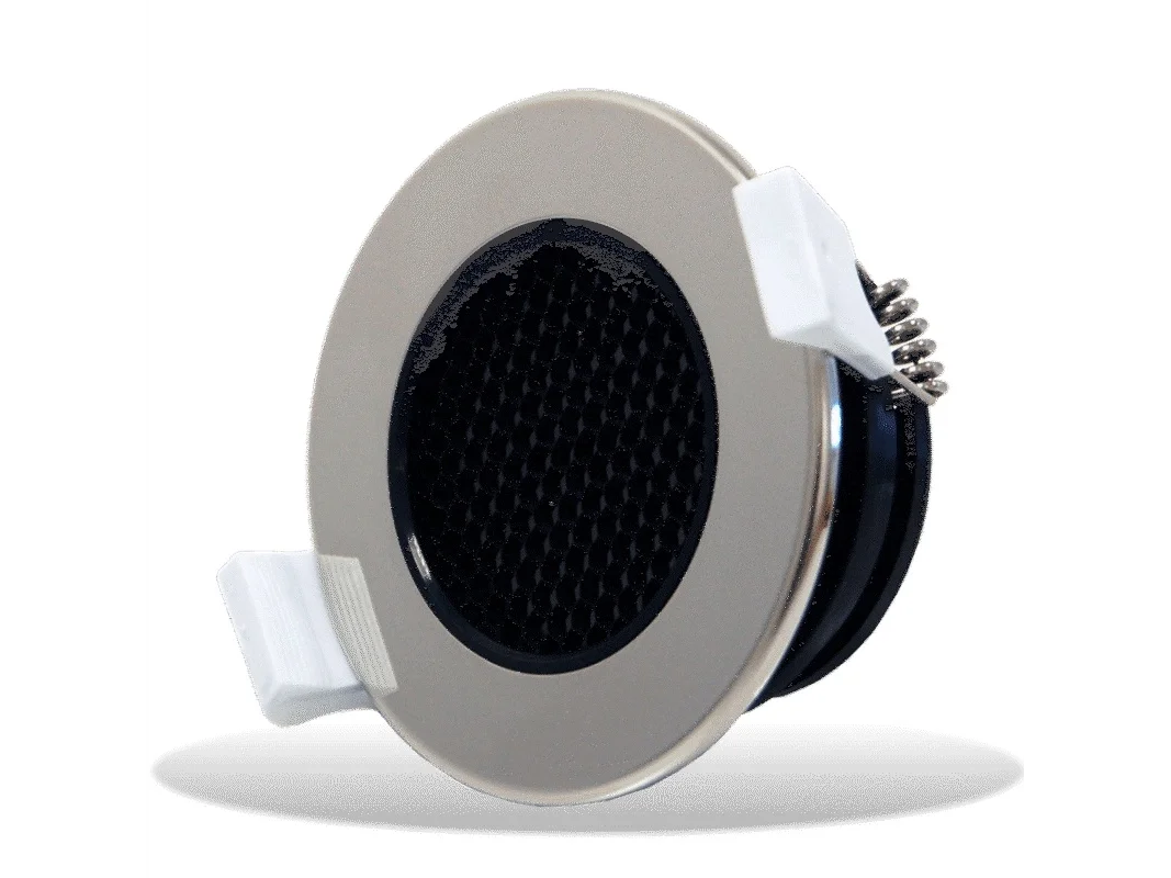 Lumishore LUX DL65 Anti-Glare Downlight Spectrum CRGBW 12/24vDC 5 Watt Chrome Bezel