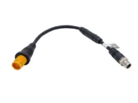 Lowrance M12M-5PF 1.2ft M12M 8-Pin to Yellow 5-Pin Ethernet Adapter Cable