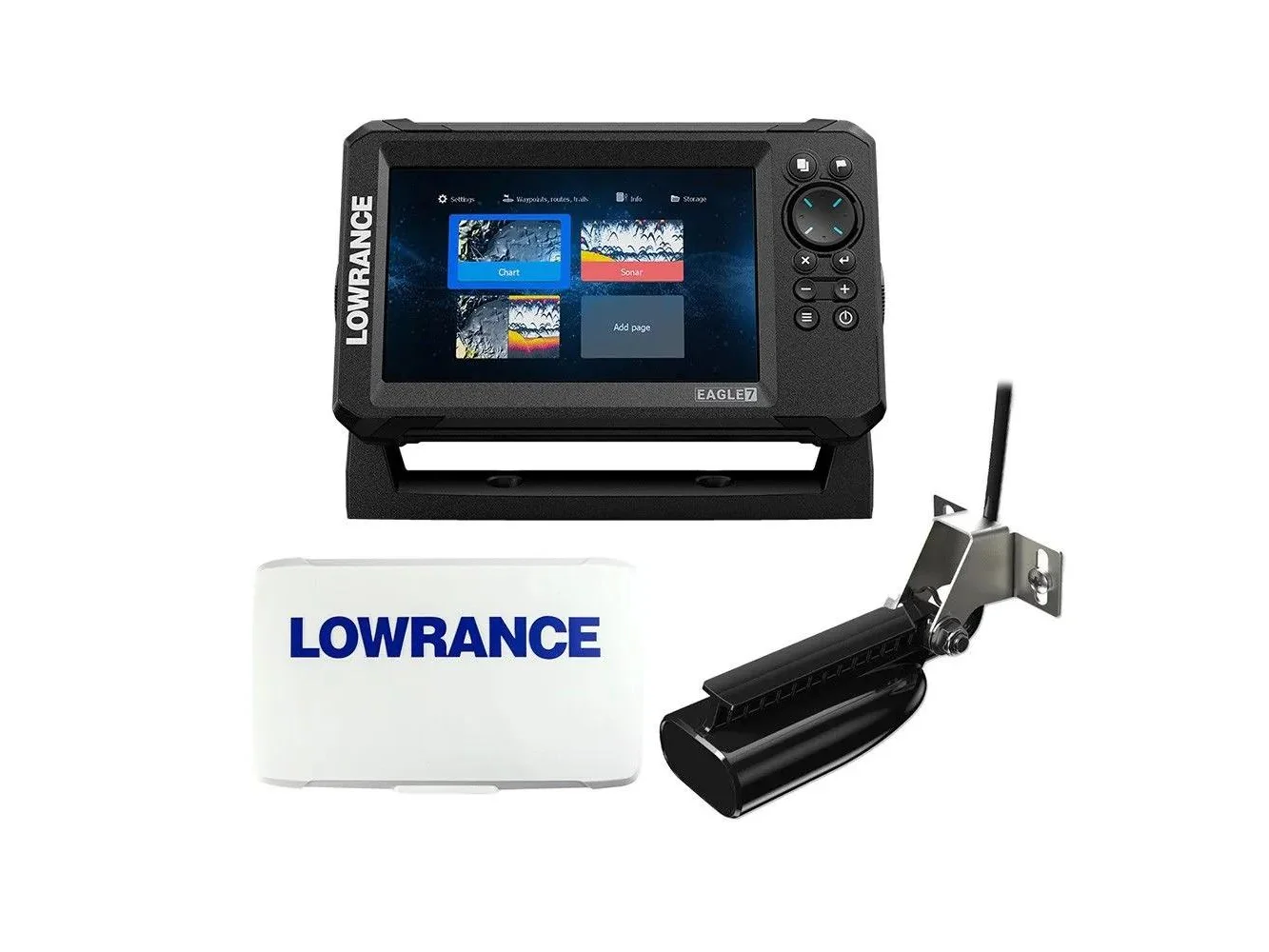 Lowrance EAGLE 7 SplitShot™ AMER + Suncover