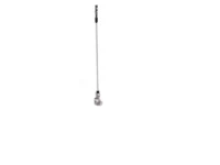 Lumitec Contour 39in Combo Light, 12/24VDC White Shaft Use Standard Antenna Mount