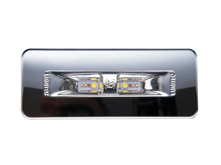 Lumitec Illusion Spreader Light White Dimming LED Flush Mount Mirrored Housing 12/24v