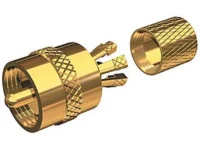 Shakespeare PL259CPG Connector Gold Plated Bulk