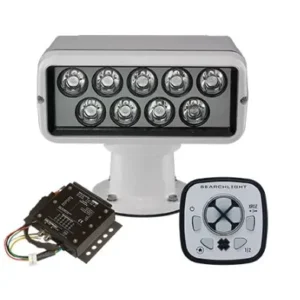 ACR RCL-100 LED Searchlight, White, with URP-103 Wired Point Pad & URC-104 Master Controller | 1978