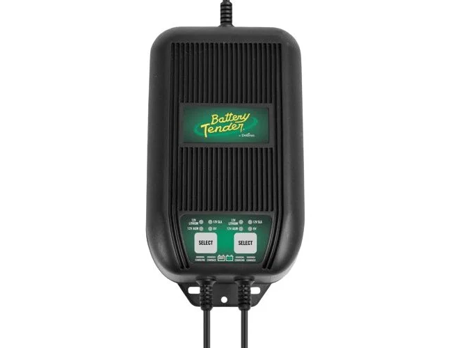 BATTERY TENDER 6 AMP, 12V Selectable - 2 Bank Marine Charger | 022-1002-WH