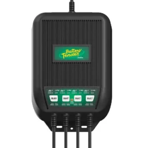 BATTERY TENDER 12 AMP, 12V Selectable - 4 Bank Marine Charger | 022-1004-DL-WH