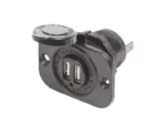 BLUE SEA 12VDC Socket Dual USB Output 5V 2.1A | 1016-BSS