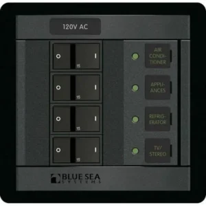 BLUE SEA 360 Panel - 120V AC with 4 Positions | 1210-BSS