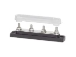 BLUE SEA BusBar 4 x 1/4in-20 Common Bus w/cvr | 2307-BSS