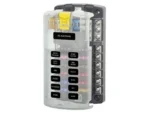 BLUE SEA Fuse Block STBlade 12circ w/gnd/cvr | 5026-BSS