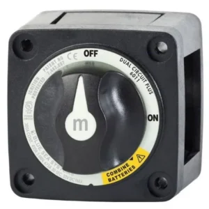 BLUE SEA Switch Battery M DualCircPlus Blk | 6011200-BSS