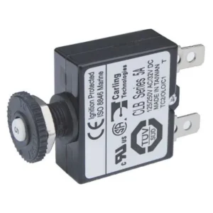 BLUE SEA Circuit Breaker Push Button QC 5A | 7052-BSS