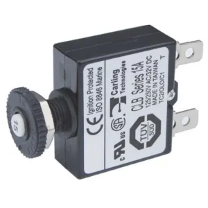 BLUE SEA Circuit Breaker Push Button QC 15A | 7056-BSS