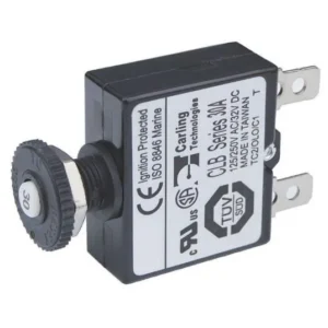 BLUE SEA Circuit Breaker Push Button QC 30A | 7059-BSS
