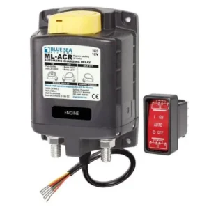 BLUE SEA Solenoid ML 500A 12V ACR w/manCtrl | 7622-BSS