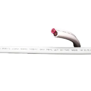 CAMERON CONNECT 10/2 WHT FLAT BOAT CABLE RED/BLK 100' | 10/2 WHITE FLAT BOAT-RB-100