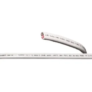 CAMERON CONNECT 12/2 WHT FLAT BOAT CABLE RED/BLK 100' | 12/2 WHITE FLAT BOAT-RB-100