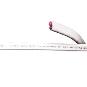 CAMERON CONNECT 8/2 WHT FLAT BOAT CABLE RED/BLK 100' | 8/2 WHITE FLAT BOAT-RB-100