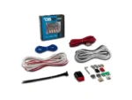 DS18 Marine Tinned OFC Amplifier Installation Kit 8-GA | MOFCKIT8