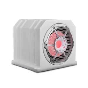 DS18 10" Marine & Motorsports Subwoofer Box Loaded with Integrated RGB Lights 4 Ohms 700W WHT| NXL-10SUBLD/W
