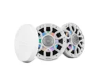 DS18 NXL 6.5" 2-WAY COAXIAL MARINE SPEAKER WITH DIGITAL LED LIGHTS AND BULLET TWEETER 150 WATTS 4-OHM | NXL-IQ6/WH