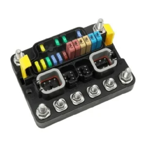 EGIS MT Series 12 Pos Sealed ATM Fuse/CB Block + 250 A Ground Bus | 3412B