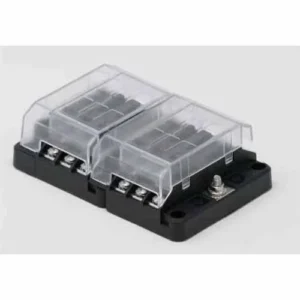 EGIS MOBILE ELECTRIC 8029 RT Fuse Block 12 Pos w/ LED Indication