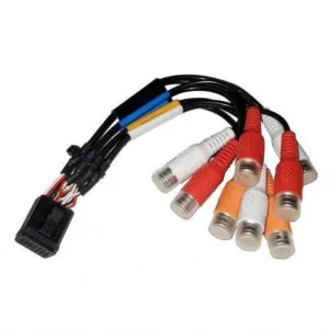 FUSION Zone 1 and 2/B Port-RCA Wire Harness for MS-RA670, RA770 Marine Stereos | 010-12812-01
