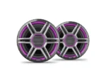 FUSION Apollo 7.7" LED Marine Speakers with Sports Gray Grilles | 010-02918-13
